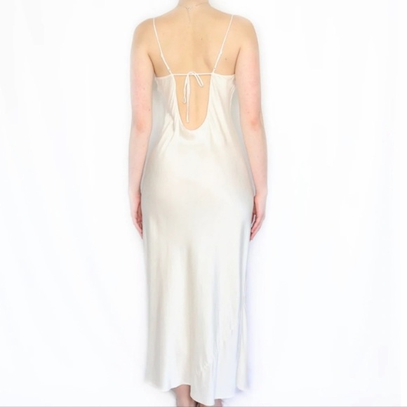 Vintage 100% Silk Y2K 90’s Slip Dress Medium Silk Dress - Picture 8 of 8